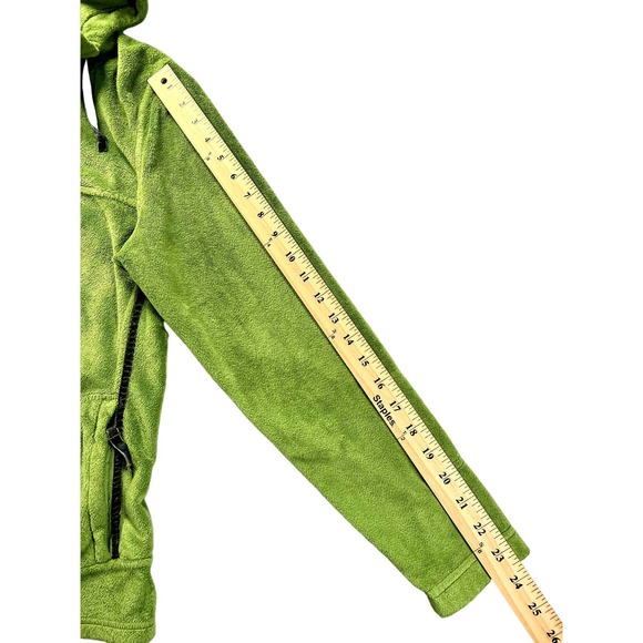 Marmont Green running fleece hoodie size Medium - Picture 8 of 10